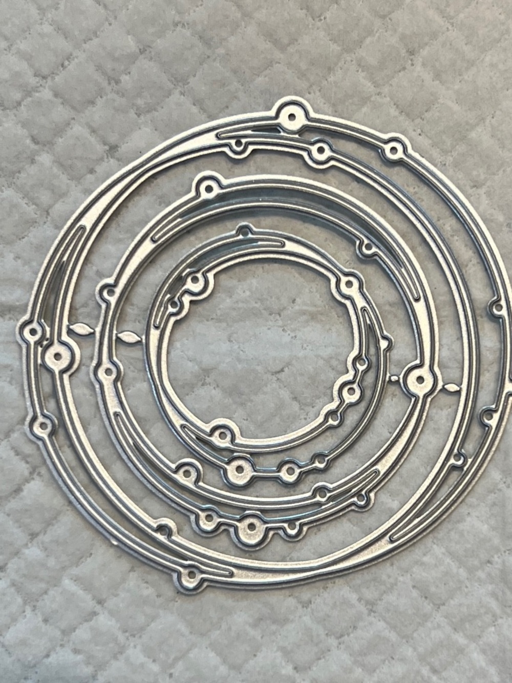 Circular 3 Piece Set Layered Metal Die Cuts